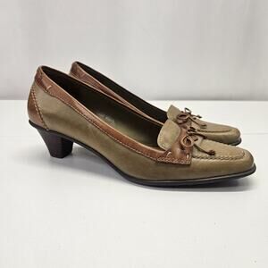 Naturalizer Blaine Women's Loafer Pump Shoes 8.5 Bow Career Pointed Square Toe